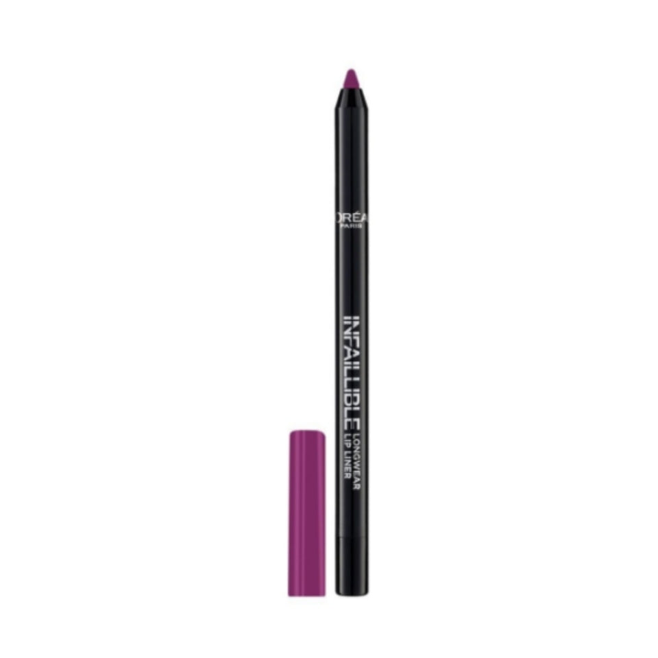 L'Oreal Paris Infallible Longwear Lip Liner - 207 Wuthering Purple
Hack the hottest lip trends with new Infallible Lip Liners. No longer are lip liners just a base for your lipstick. Now, you can define, fill and contour lips to create endless looks.