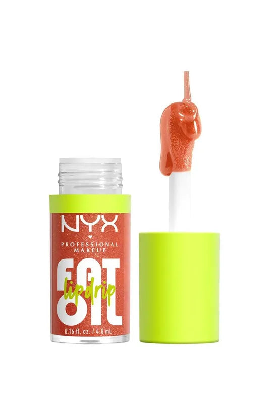 NYX Fat Oil Lip Drip Lip Gloss 4.8ml - Follow Back
Our first lip drip of its kind is giving you all the FAT perks. Fat shine. Fat Protection. Drip your lips in FAT OIL. Say hello to plump, hydrated lips. Fat oil provides 12-hr hydration, comfortable wear, and non-sticky texture with a high-shine finish. Fat oil is packed with FAT goodness. It's dripping with cloudberry oil, raspberry oil and squalane.