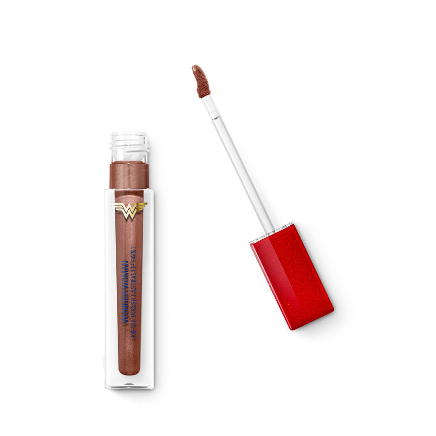 Kiko Milano Wonder Woman Metal Power Lasting Lip Paint - 04 Valorous Moka
