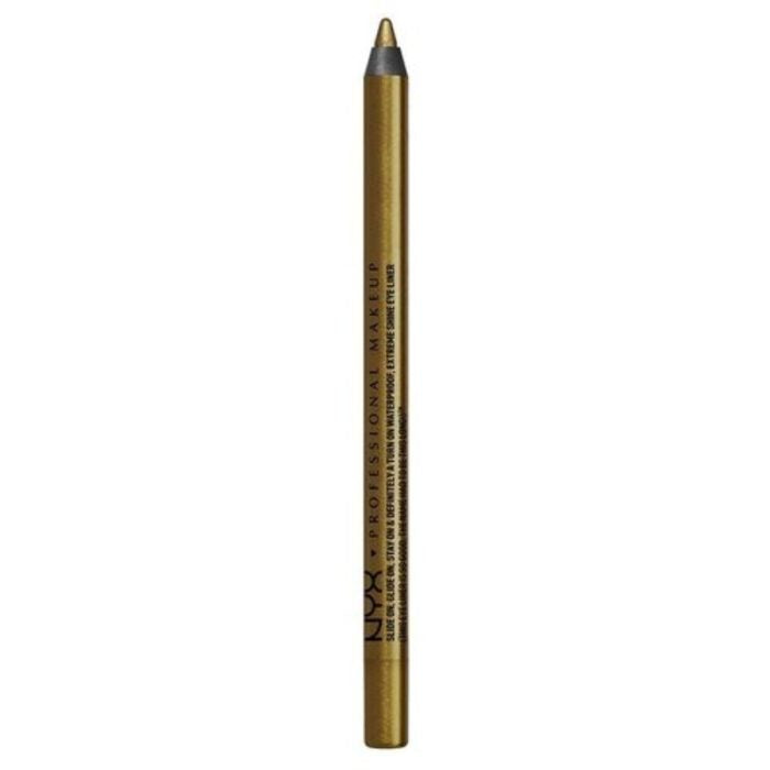 NYX Professional Makeup Slide On Glide On Eye Pencil - SL05 Golden Olive
Define your eyes with velvety precision using NYX's Slide On Glide On Eye Pencil in the stunning Golden Olive shade. This ultra-creamy pencil glides effortlessly, delivering rich, long-lasting colour that stays put without smudging or feathering.
Pair it with your favourite eyeshadow or wear it alone for bold, sophisticated eye look. Whether your're going for a casual flush or a statement eye, this liner has your back all day, all ni