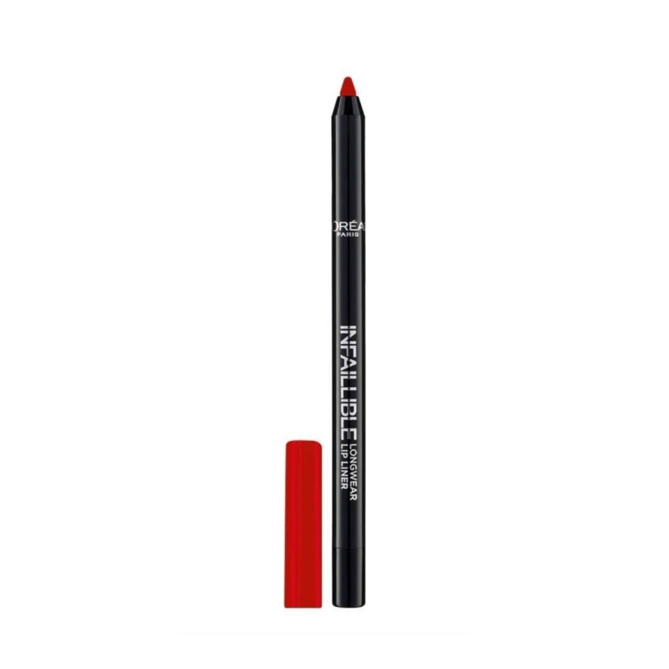 L'Oreal Paris Infallible Longwear Lip Liner - 105 Red Fiction

Hack the hottest lip trends with new Infallible Lip Liners. No longer are lip liners just a base for your lipstick. Now, you can define, fill and contour lips to create endless looks.