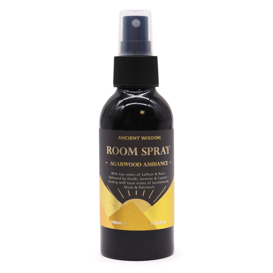 This Oudh Room Spray is likely to create a sophisticated, inviting atmosphere with a touch of luxury and exoticism. The combination of oudh, floral notes, and warm, woody base notes offers a well-balanced and captivating fragrance.

Top notes:&nbsp;Saffron &amp; Rose

Heart notes:&nbsp;Oudh, Jasmine &amp; Cypriol

Base notes:&nbsp;Sandalwood, Musk &amp; Patchouli