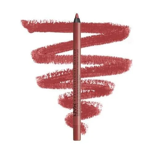 NYX Slide On Glide On Waterproof Lip Pencil - SLLP27 High Standards Pucker up and apply the Slide On Lip Pencil for rich, matte color. This waterproof pencil goes on extra smooth with a long-wearing finish. Line your lips to prevent pesky feathering, then fill them in to enrich color payoff and longevity.