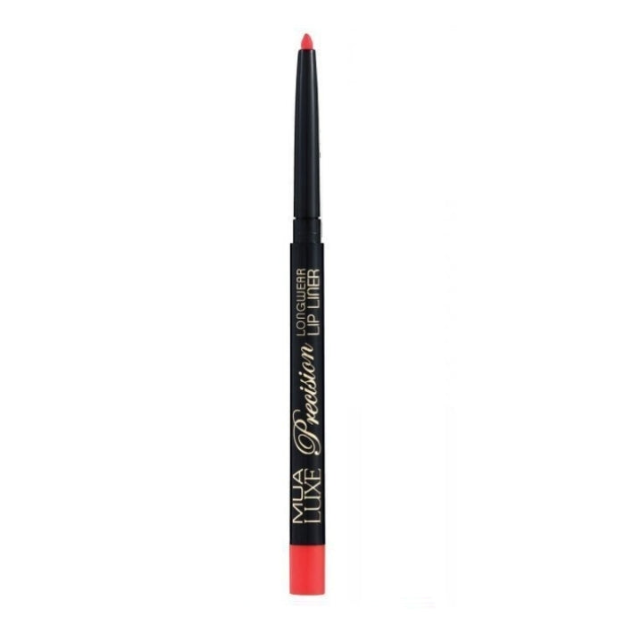 MUA Luxe Precision Longwear Lip Liner Pencil - Hot Chilli

MUA Luxe Precision Longwear Lip Liner Pencil, Intense Colour, Precision Lip Liner
Creamy, Waterproof Formula, Retractable Pen Applies Gorgeously Smooth For Ultimate Definition. Inbuilt Sharpener To Achieve A Perfect Outline With Each Application.