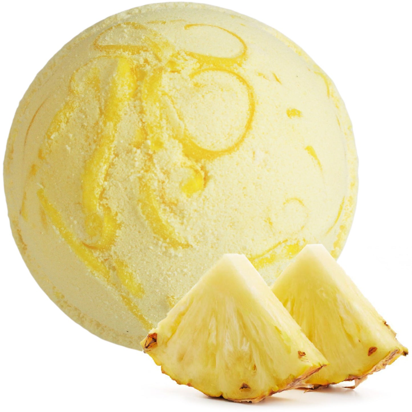 Tropical Paradise Coco Bath Bomb - Pineapple 180g

Tropical Paradise Coco Bath Bombs are an amazingly sweet and zesty range of exotic tropic fruit. Each bomb weighs in at a massive 180 grams and contains a generous portion of Coconut Butter to make it smoother on your skin, with colourful soap peelings which helps to create silky foam and cleanse the body while you are having a tropical bath experience.