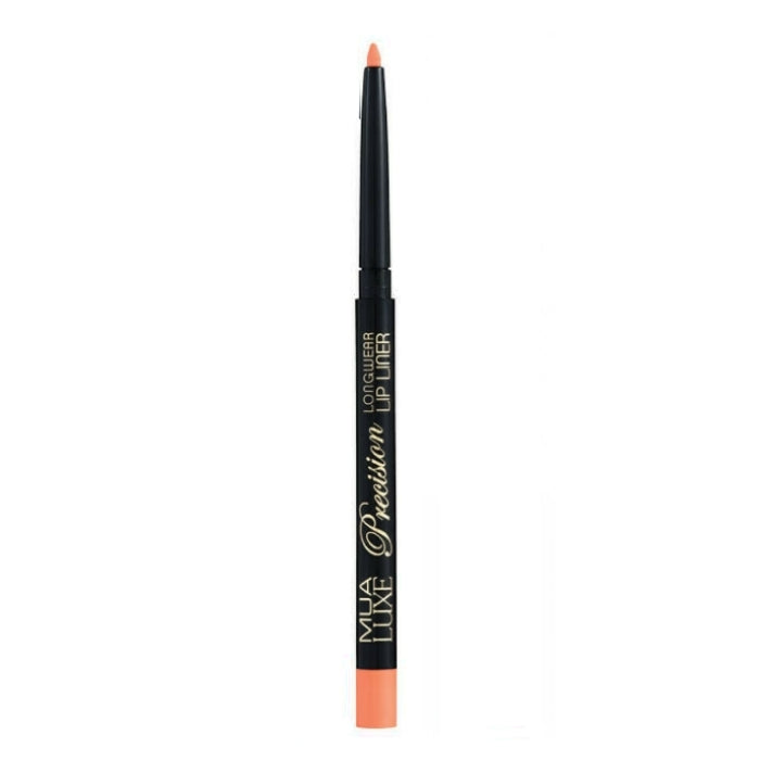 MUA Luxe Precision Longwear Lip Liner Pencil - Punch&nbsp;

MUA Luxe Precision Longwear Lip Liner Pencil, Intense Colour, Precision Lip Liner
Creamy, Waterproof Formula, Retractable Pen Applies Gorgeously Smooth For Ultimate Definition. Inbuilt Sharpener To Achieve A Perfect Outline With Each Application.