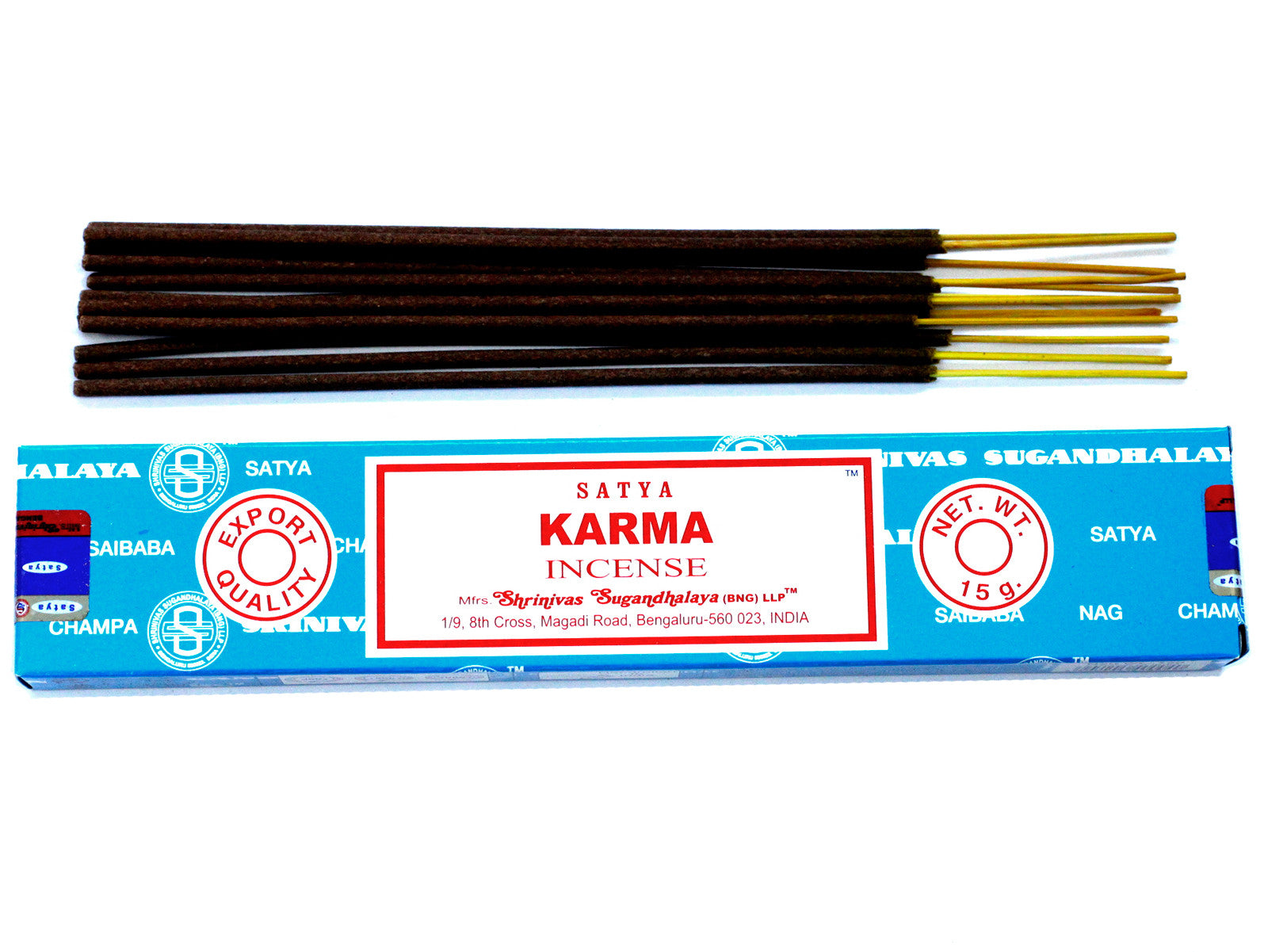 Just light a Satya Incense Stick and wait for your home to be transformed with these bright and energising aromas. These Satya incense sticks are hand rolled in India using pure extracts and the finest scented oils.&nbsp;

Using incense sticks is easy, just light the end and wait for it to glow and blow out the flame. Then place it into an incense holder and enjoy the wonderful fragrance that is produced.

Contains 15g of incense (approx 15 sticks)
Recyclable packaging
Use with an Incense Holder for best re