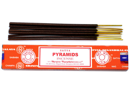 Just light a Satya Incense Stick and wait for your home to be transformed with these bright and energising aromas. These Satya incense sticks are hand rolled in India using pure extracts and the finest scented oils.&nbsp;

Using incense sticks is easy, just light the end and wait for it to glow and blow out the flame. Then place it into an incense holder and enjoy the wonderful fragrance that is produced.

Contains 15g of incense (approx 15 sticks)
Recyclable packaging
Use with an Incense Holder for best re