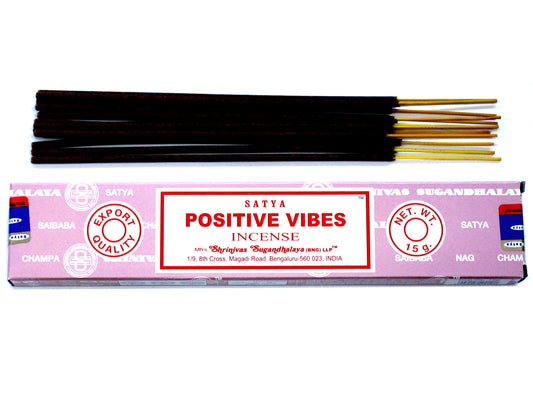 Satya Incense Sticks - Positive Vibes 15g