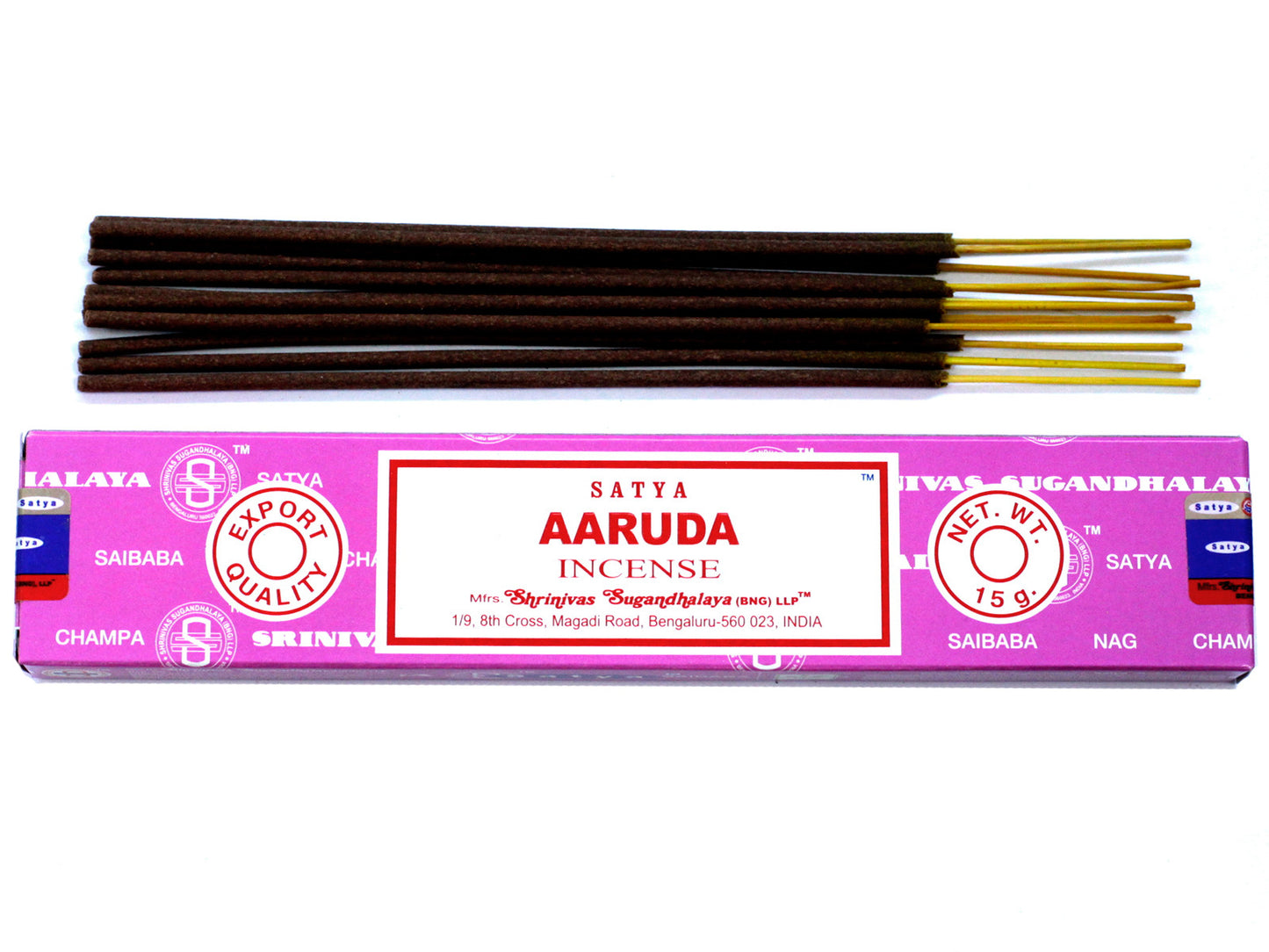 Just light a Satya Incense Stick and wait for your home to be transformed with these bright and energising aromas. These Satya incense sticks are hand rolled in India using pure extracts and the finest scented oils.&nbsp;

Using incense sticks is easy, just light the end and wait for it to glow and blow out the flame. Then place it into an incense holder and enjoy the wonderful fragrance that is produced.

Contains 15g of incense (approx 15 sticks)
Recyclable packaging
Use with an Incense Holder for best re