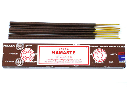 Just light a Satya Incense Stick and wait for your home to be transformed with these bright and energising aromas. These Satya incense sticks are hand rolled in India using pure extracts and the finest scented oils.&nbsp;

Using incense sticks is easy, just light the end and wait for it to glow and blow out the flame. Then place it into an incense holder and enjoy the wonderful fragrance that is produced.

Contains 15g of incense (approx 15 sticks)
Recyclable packaging
Use with an Incense Holder for best re