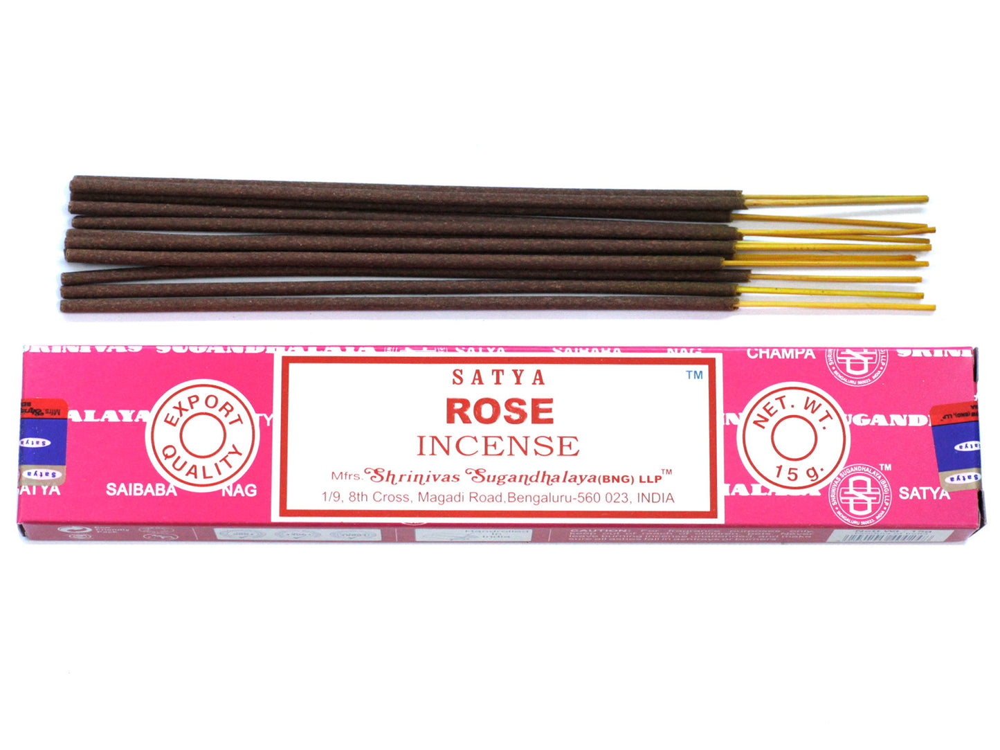 Just light a Satya Incense Stick and wait for your home to be transformed with these bright and energising aromas. These Satya incense sticks are hand rolled in India using pure extracts and the finest scented oils.&nbsp;

Using incense sticks is easy, just light the end and wait for it to glow and blow out the flame. Then place it into an incense holder and enjoy the wonderful fragrance that is produced.

Contains 15g of incense (approx 15 sticks)
Recyclable packaging
Use with an Incense Holder for best re