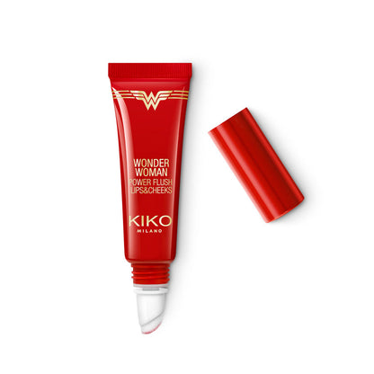 Kiko Milano Wonder Woman Power Flush Lips & Cheeks - 02 Charming Rose