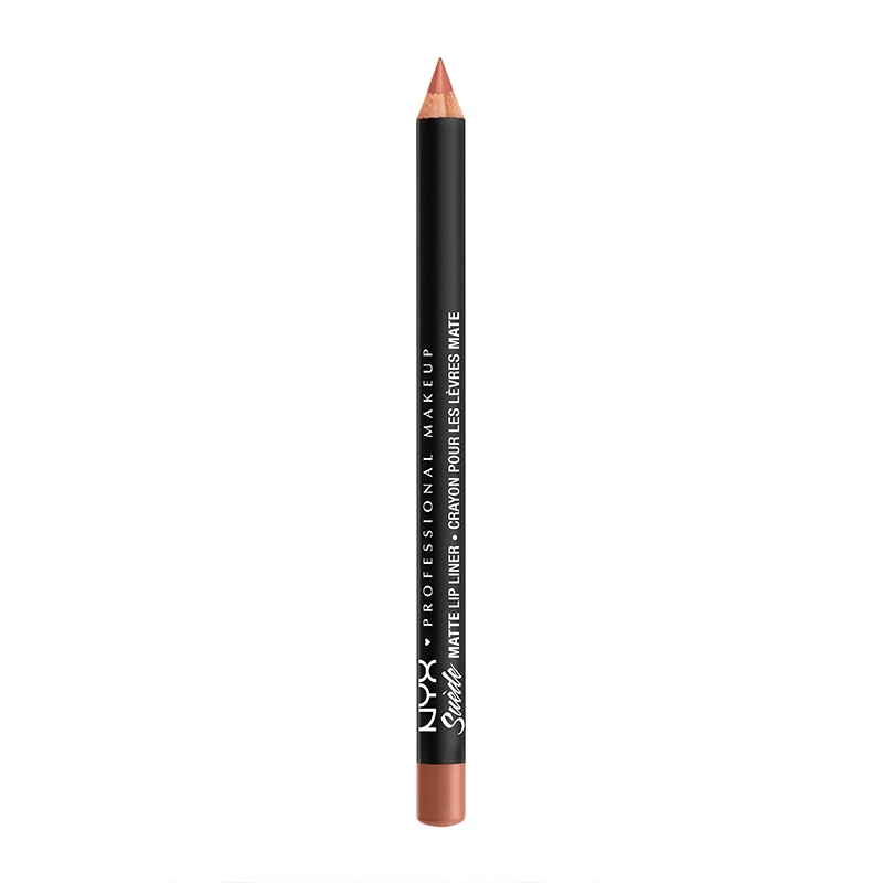 NYX Suede Matte Lip Liner Pencil SMLL28 Stockholm 1g  oh-so-pretty lip liners were literally made to match those powdery-matte lippies. Every velvety shade goes on smoothly and provides a perfect matte base.