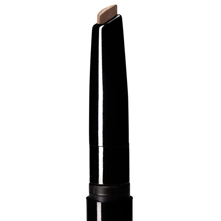 Sportfx Shape Up Duo Brow Pencil - Blonde Keep your brow game strong with our duo ended brow pencil. This precision angled pencil ensures natural definition while the spoolie end adds shape and structure. The creamy formula is nourished with shea butter and enriched with castor oil to promote hair growth for fuller brows