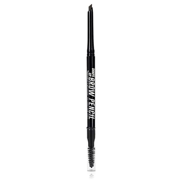 Sportfx Shape Up Duo Waterproof Eyebrow Pen/Pencil - Black/Brown Keep your brow game strong with our duo ended brow pencil. The precision angled pencil ensures natural definition, while the spool end adds shape and structure. 