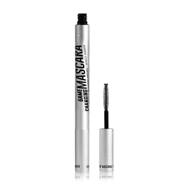 Sportfx Game Changing Waterproof Mascara Duo - Black 2ml with Miracle Remover 2ml This duo Waterproof Mascara ensures your lashes last all day, through sweat, swim or sun! The ultra-black pigment keeps your lashes looking volumised and the NEW thinly bristled brush keeps them evenly separated in just a couple of coats.