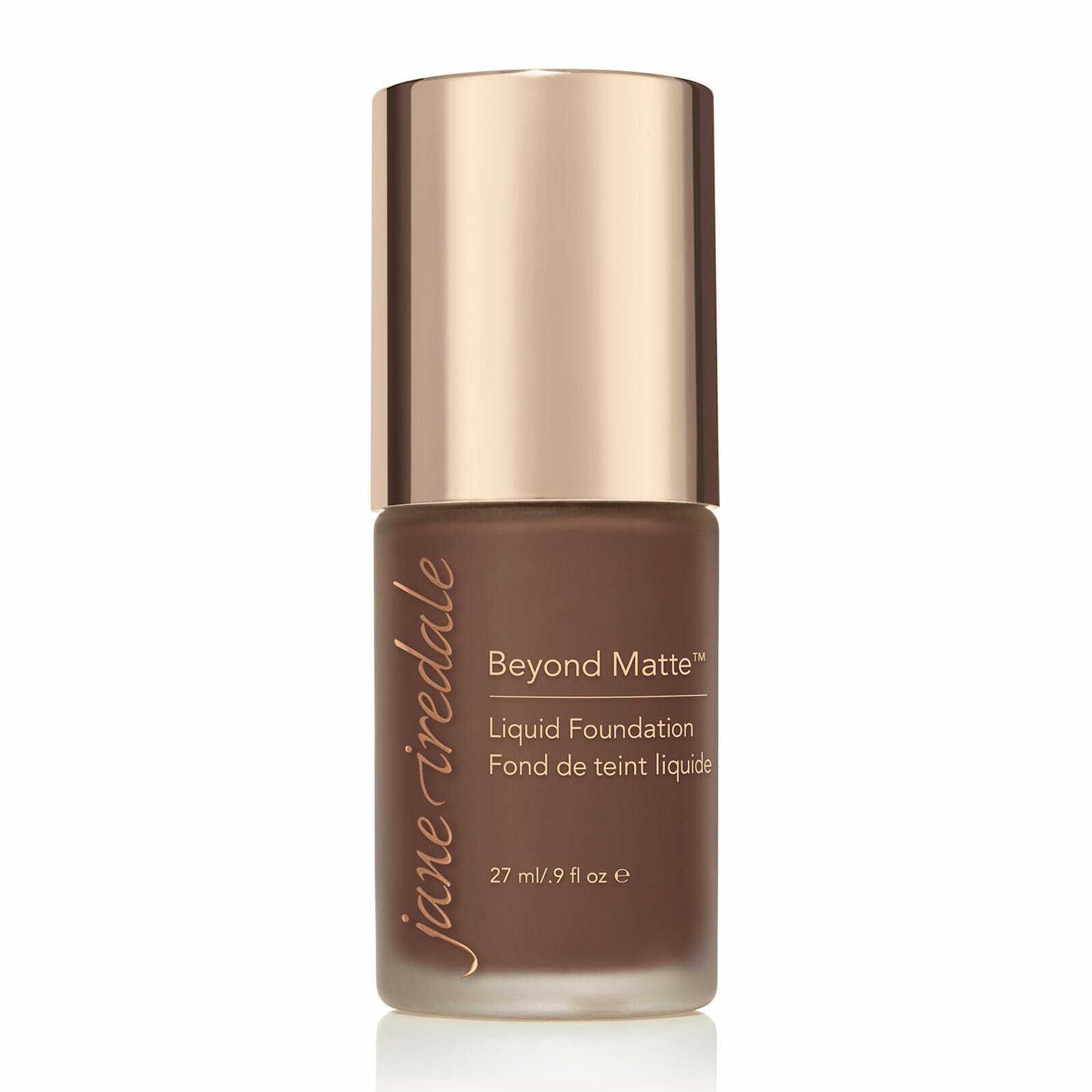Jane Iredale Beyond Matte Liquid Foundation 27ml - M18  Introducing Beyond Matte Liquid Foundation!  With buildable coverage and a semi-matte finish, this is a skin-loving, clean, vegan liquid foundation.  A primer, concealer and foundation - all in one!