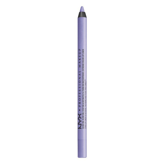 NYX Slide On Glide On Waterproof Lip Pencil - SLLP20 Live In Pastel Pucker up and apply the Slide On Lip Pencil for rich, matte color. This waterproof pencil goes on extra smooth with a long-wearing finish. Line your lips to prevent pesky feathering, then fill them in to enrich color payoff and longevity.